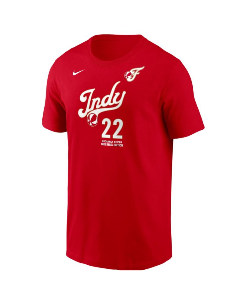 Men's Caitlin Clark Red Indiana Fever Name & Number Rebel Edition T-Shirt