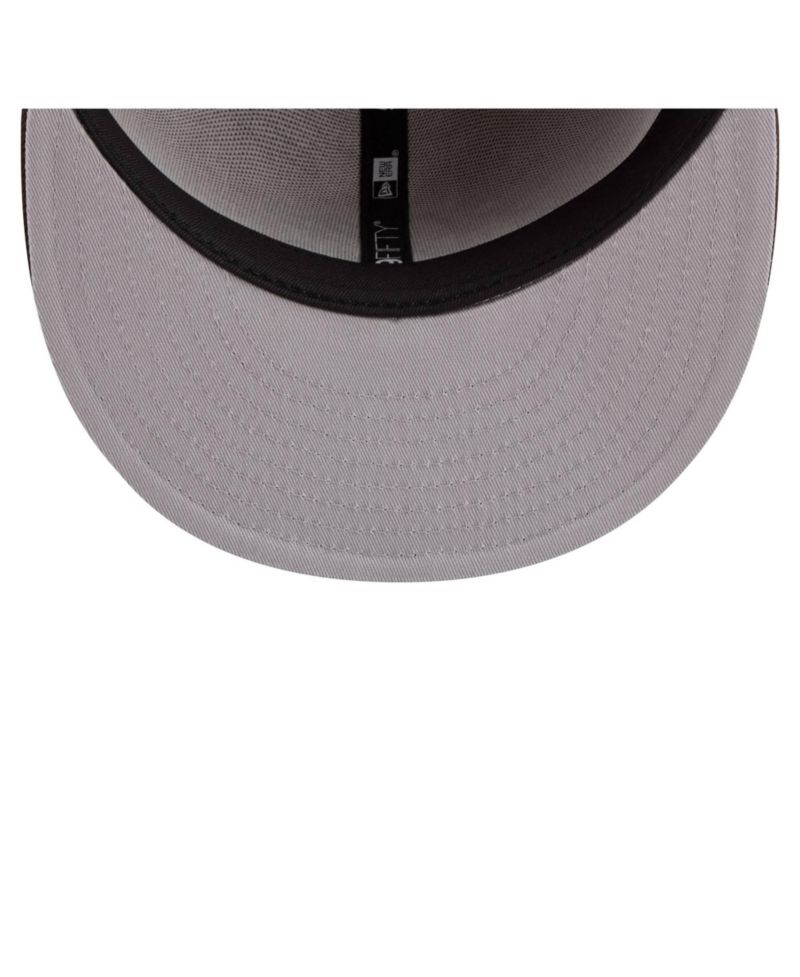 Men's Light Brown/Dark Brown Miami Dolphins Two-Tone Walnut 59FIFTY Fitted Hat