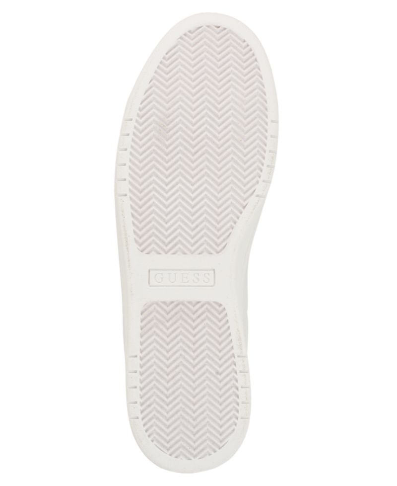 Men's Lacket Faux Leather Round-Toe Sneakers