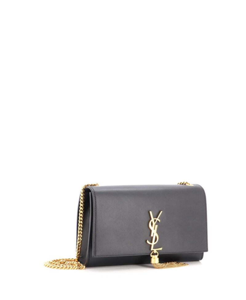 Medium Classic Monogram Tassel Crossbody Bag Leather
