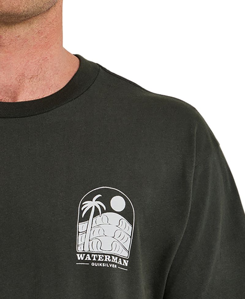 Quiksilver Men's Out The Back Crewneck T-Shirt
