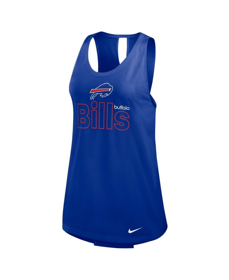 Women's Royal Buffalo Bills Plus Size Performance Tank Top