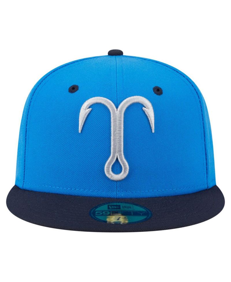 Men's Blue/Navy Tampa Tarpons Authentic Collection 59FIFTY Fitted Hat