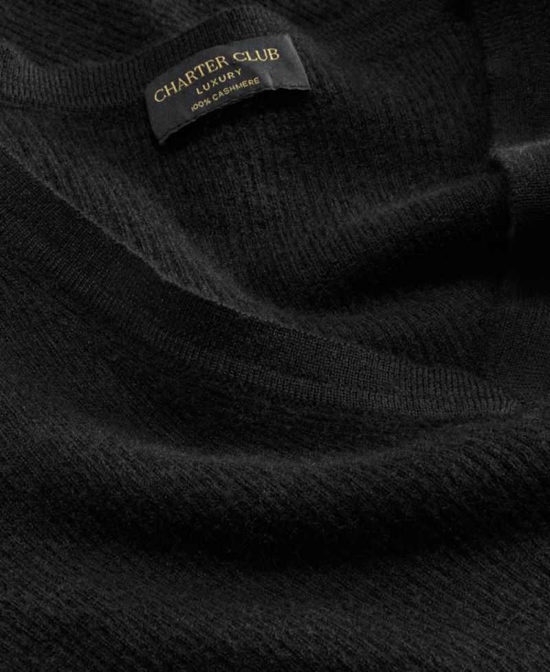 Women's 100% Cashmere Featherweight Ribbed V-Neck Sweater