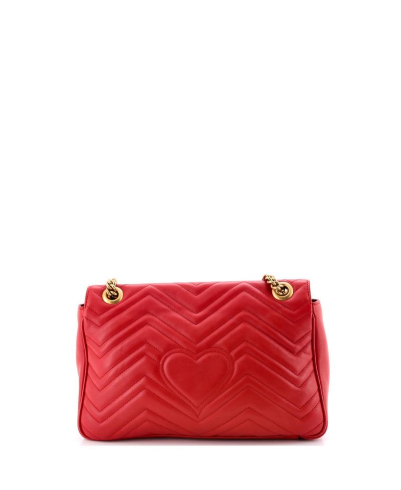 Medium GG Marmont Flap Bag Matelasse Leather