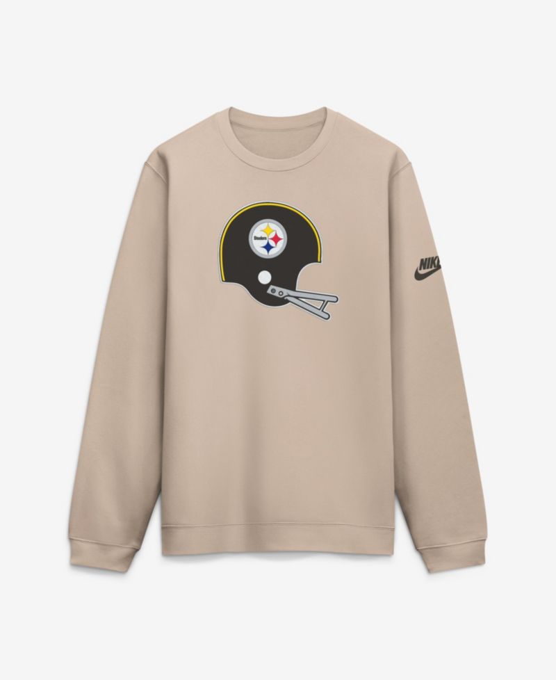 Men's Pittsburgh Steelers Rewind Club Fleece-Lined Throwback Sweatshirt