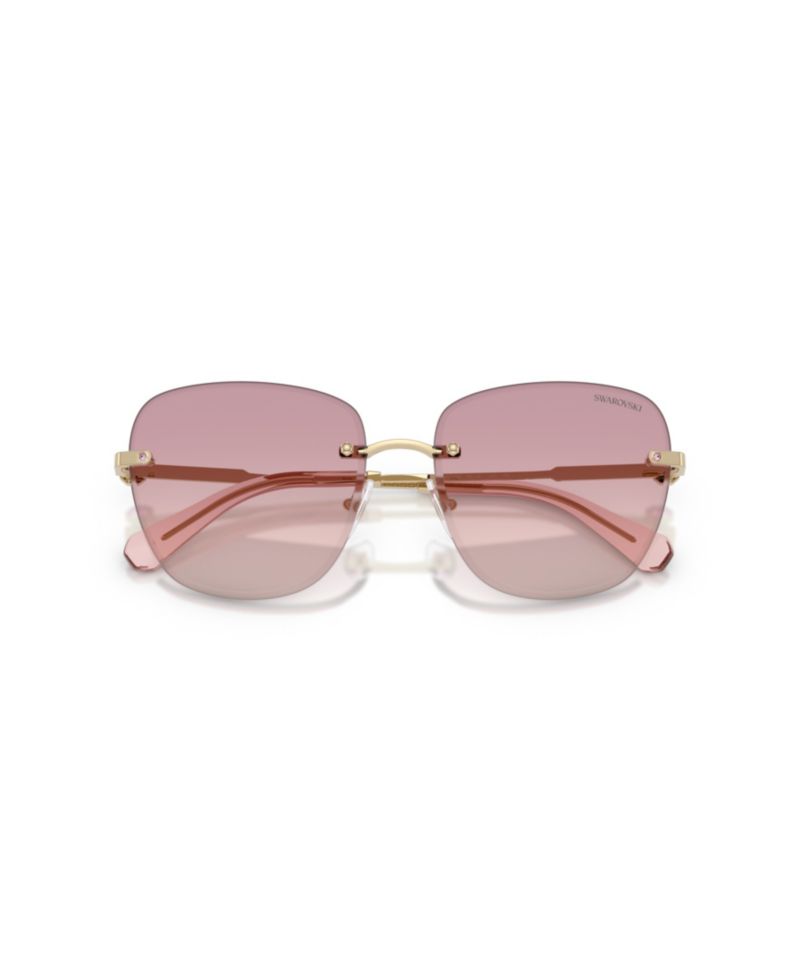 Women's Rimless Square Sunglasses SK7043
