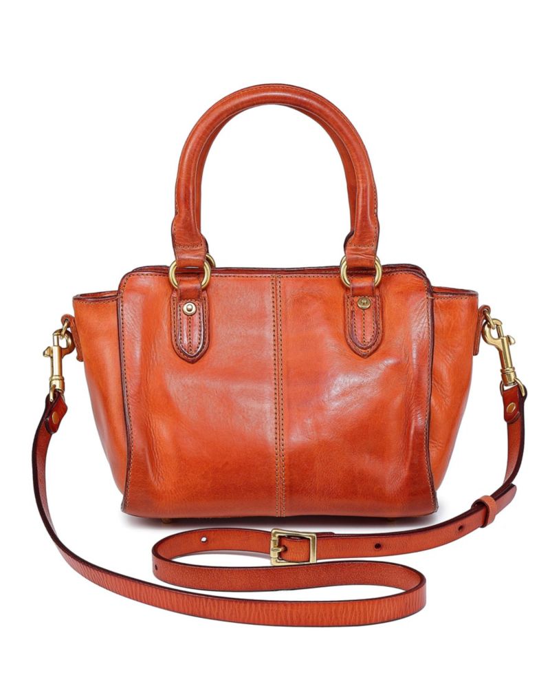 Pansy Small Leather Satchel Bag