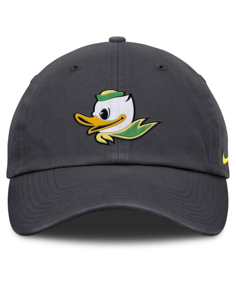 Men's Anthracite Oregon Ducks Club Dri-FIT Adjustable Hat