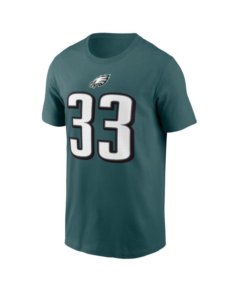 Men's Cooper DeJean Midnight Green Philadelphia Eagles Player Name & Number T-Shirt