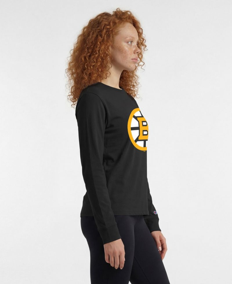 Women's Boston Bruins 2-Hit Long-Sleeve T-Shirt