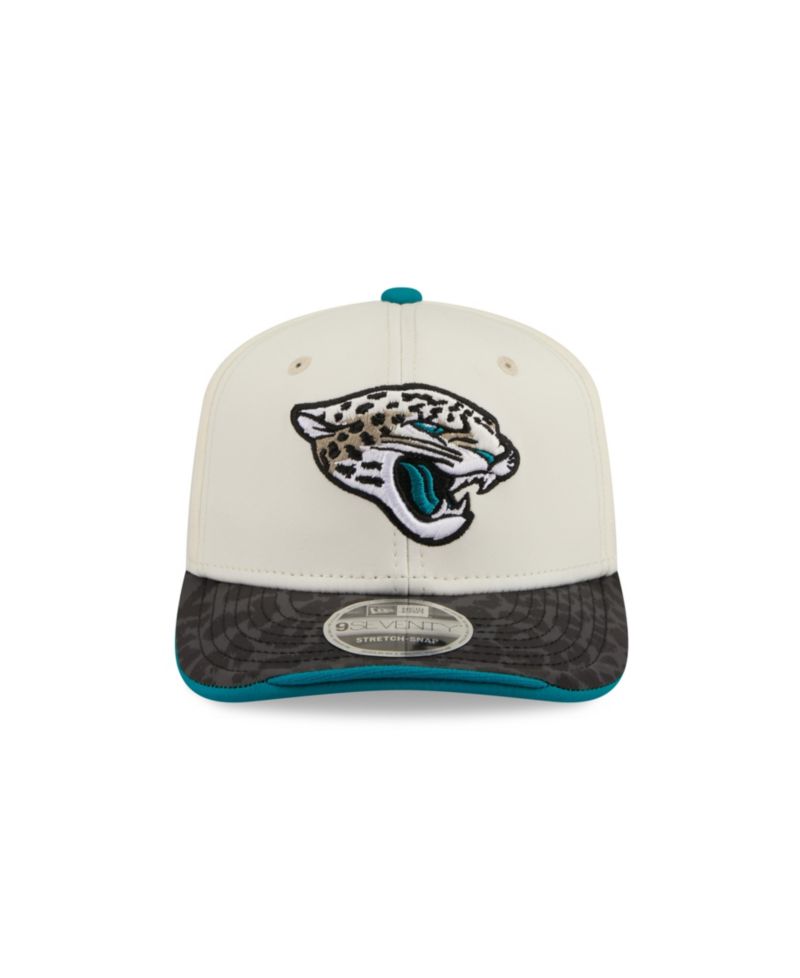 Men's Cream/Black Jacksonville Jaguars 2026 Rivalries Collection Sideline 9SEVENTY Adjustable Hat