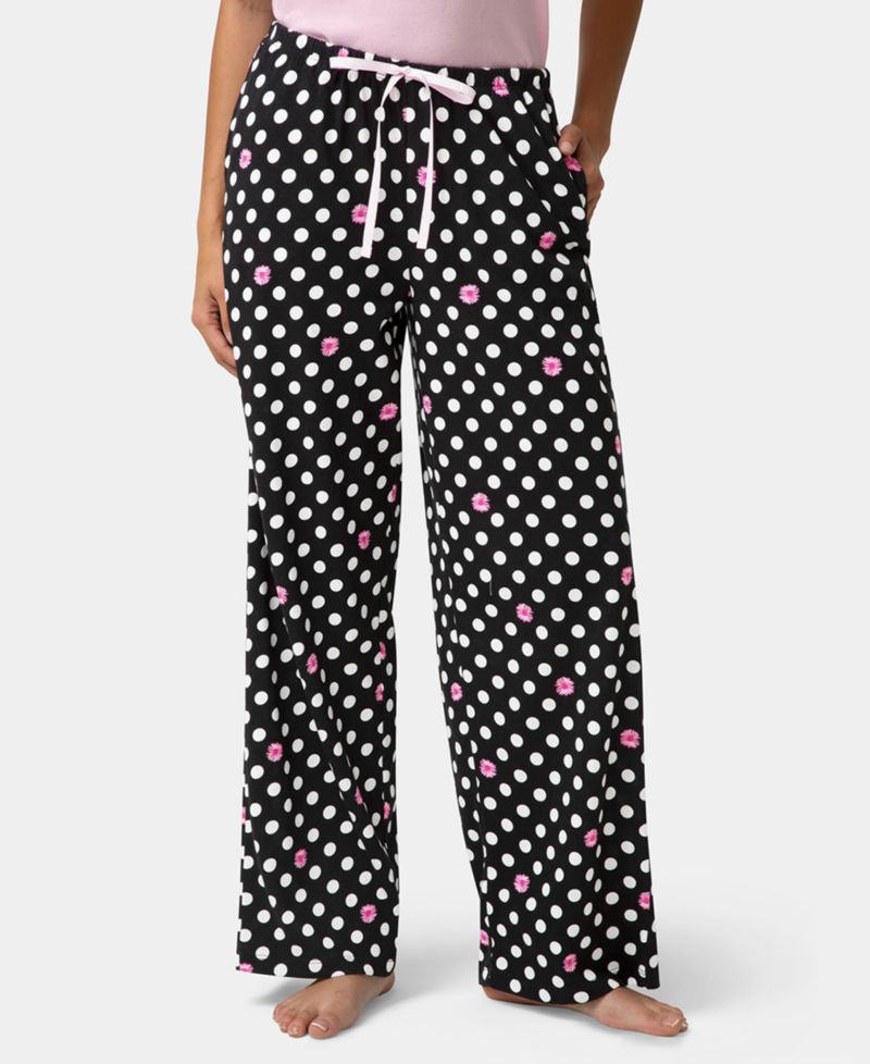 Women's Cotton Printed Mid-Rise Pants
