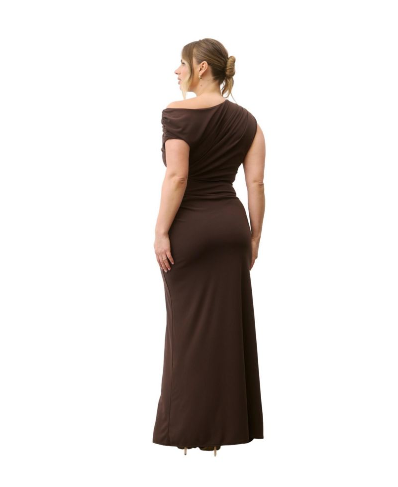Women's Lorna Asymmetric Neck Bridesmaid Dress