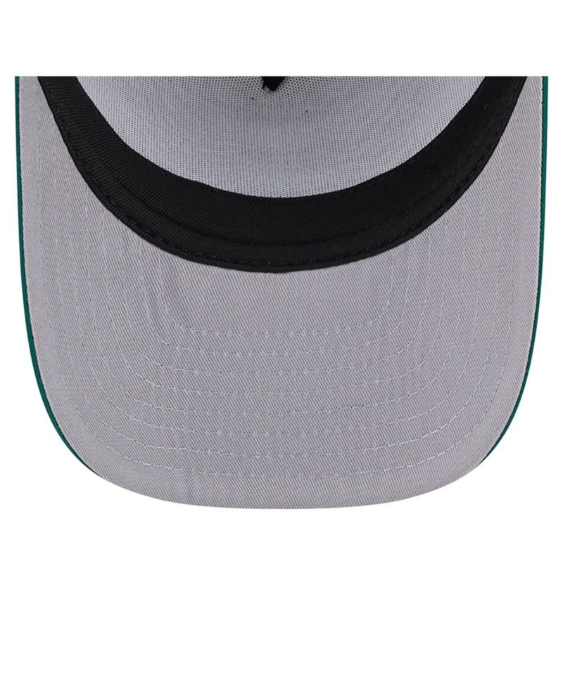 Men's White/Midnight Green Philadelphia Eagles Foodie 9FIFTY A-Frame Trucker Snapback Hat