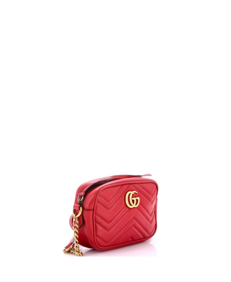 Mini GG Marmont Shoulder Bag Matelasse Leather