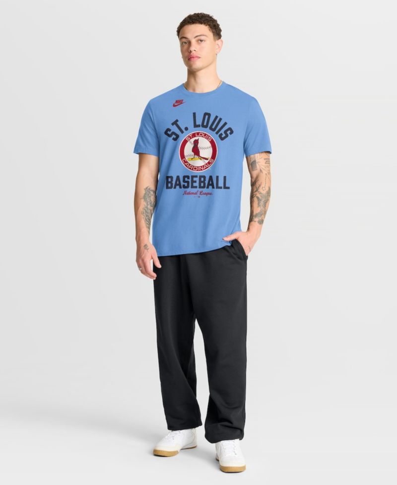 Men's Light Blue St. Louis Cardinals Cooperstown Collection T-Shirt