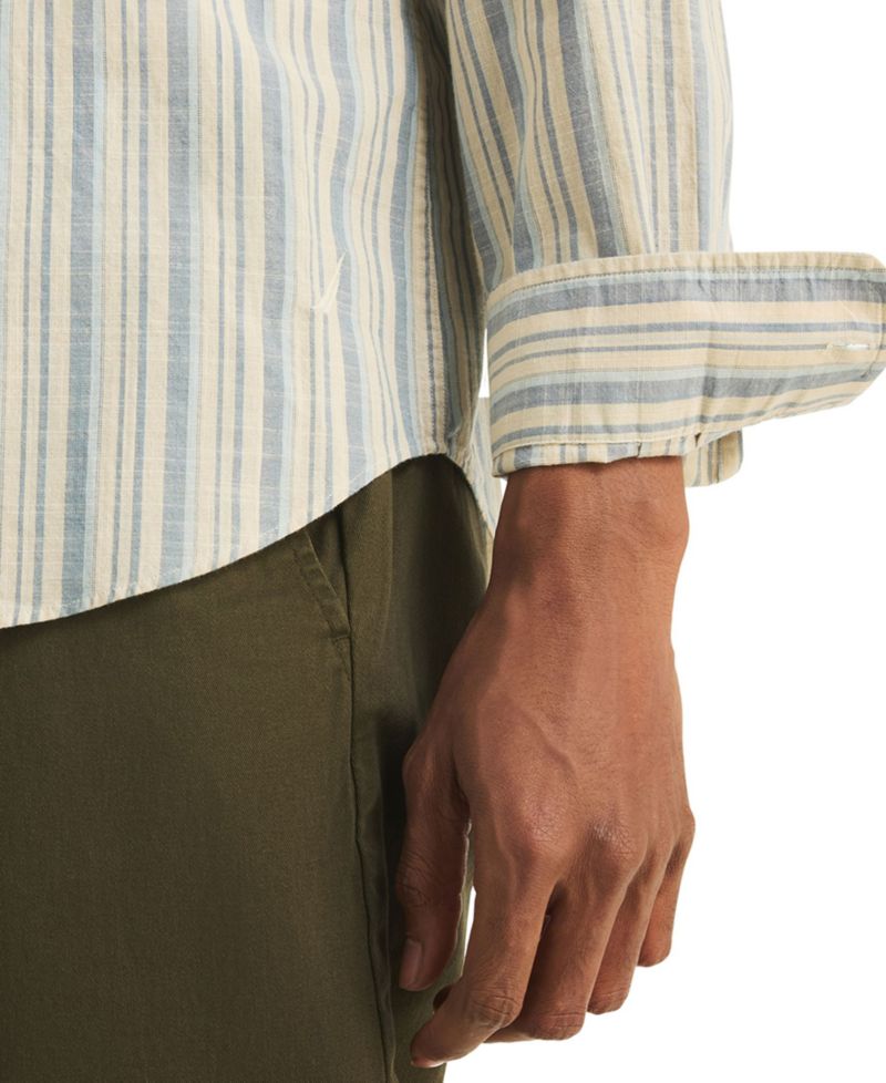 Men's Slub Long-Sleeve Shirt