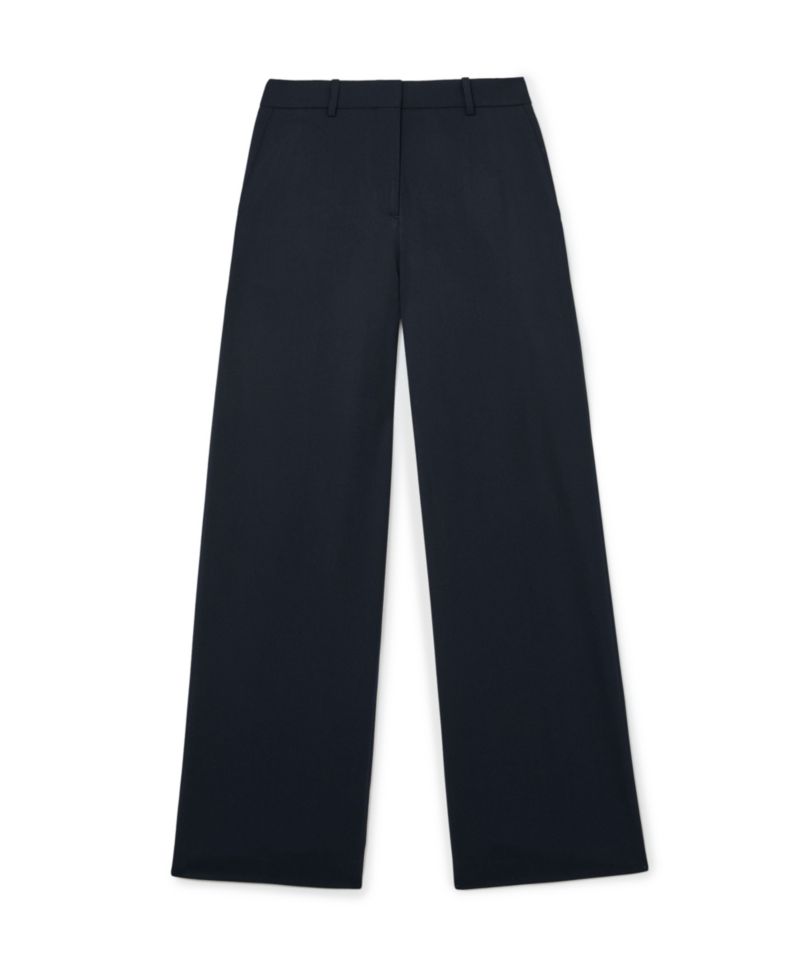 Women's Solene Wool-Blend Wide-Leg Trousers