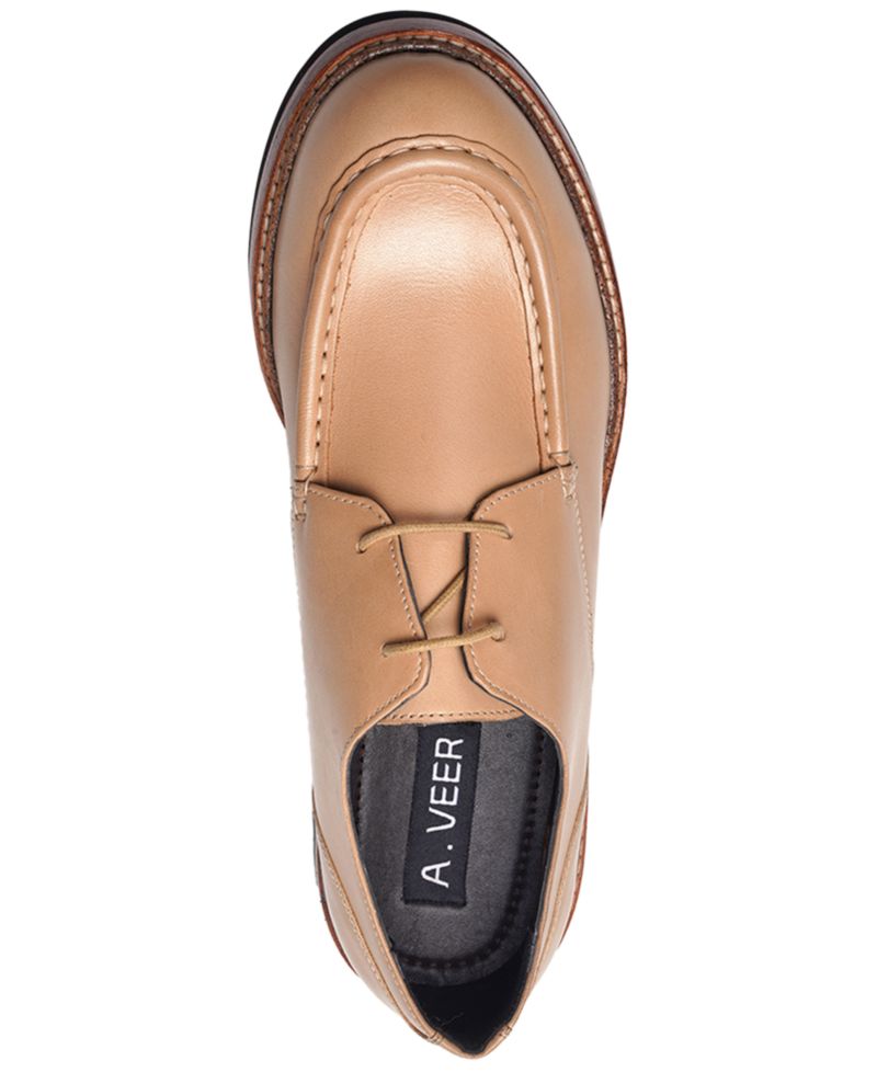 Men's Sorrento Round-Toe Moc Derbies Shoes