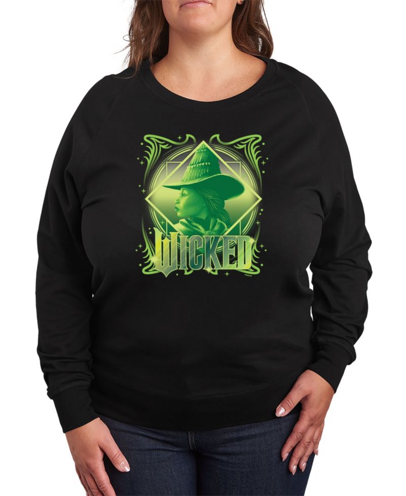 Plus Size Wicked Elphaba Graphic Pullover T-Shirt