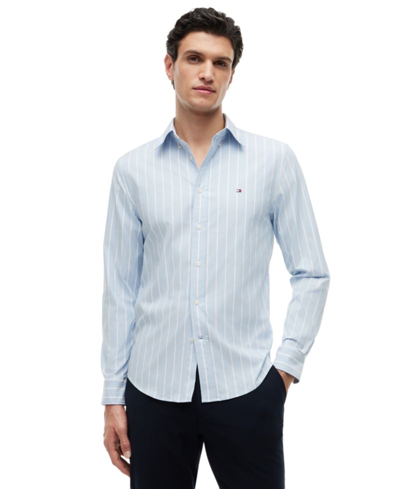 Men's Performance Poplin Stripe Shirt