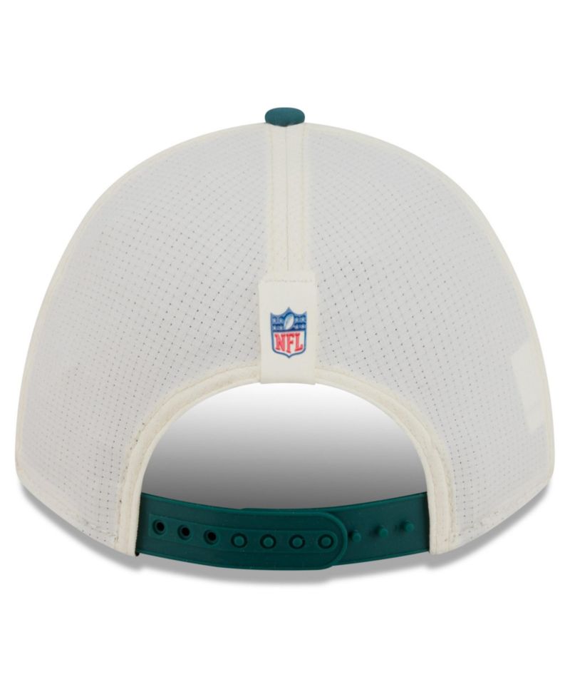 Men's Cream/Midnight Green Philadelphia Eagles 2026 NFL Training Camp 9FORTY Adjustable Hat