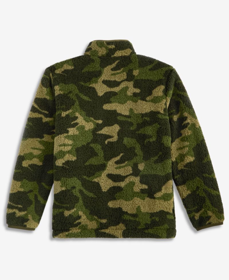 Boys' XS-XL Printed Faux-Sherpa Jacket