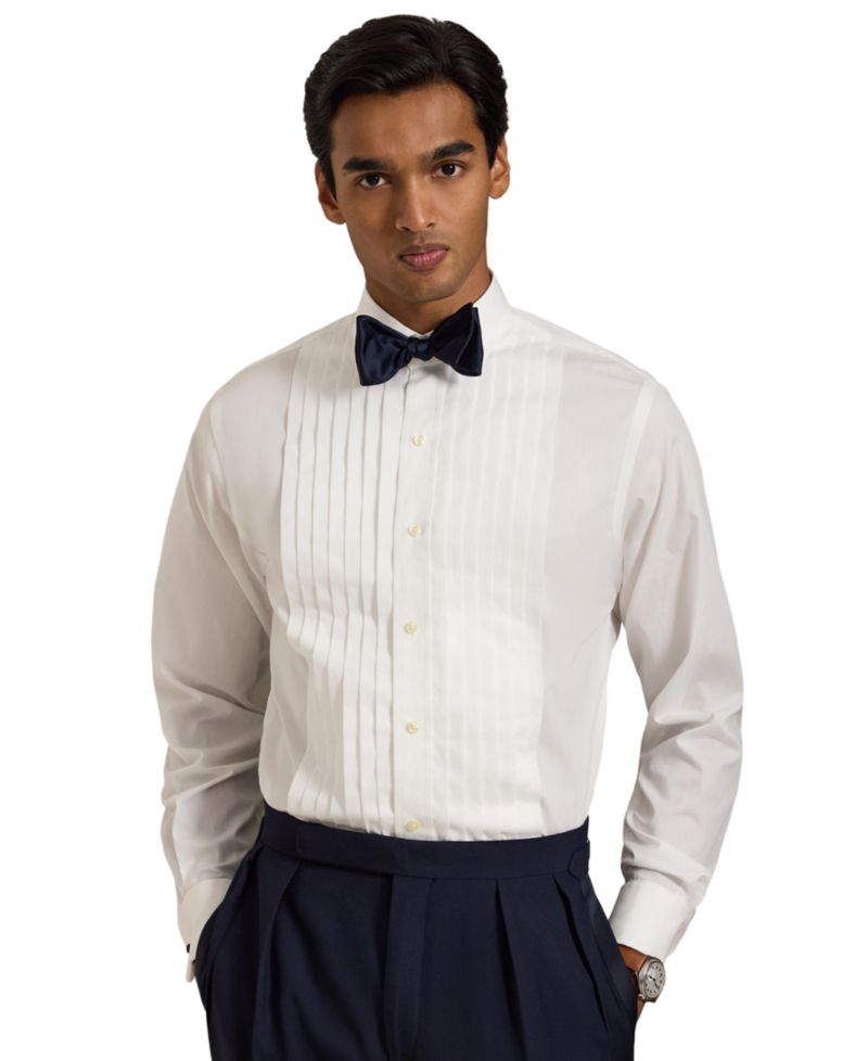 Men's Classic-Fit Poplin Tuxedo Shirt