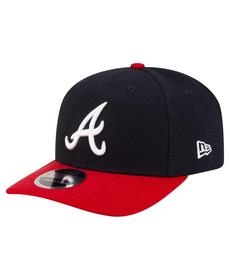 Men's Navy Atlanta Braves Player Replica 9SEVENTY Adjustable Hat
