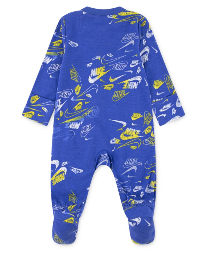 Baby Girls or Boys Printed Footed Coverall