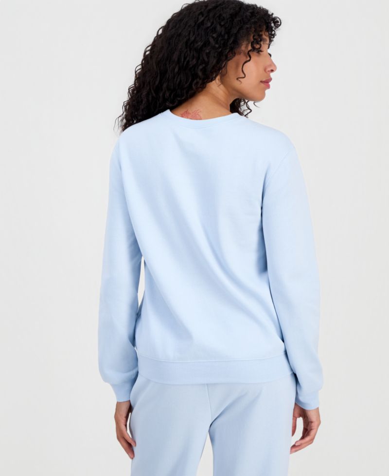 Juniors' Stitch Halloween Fleece Crewneck Pullover