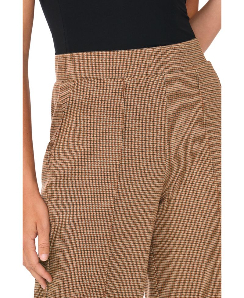 Women's High-Rise Pintuck Wide-Leg Pants