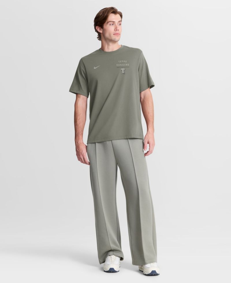 Men's Olive Texas Rangers Statement Dri-FIT Primary T-Shirt
