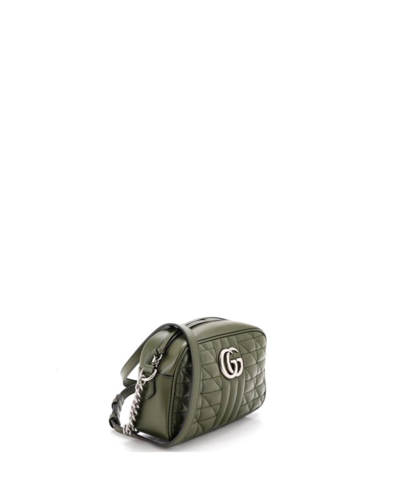 Small GG Marmont Shoulder Bag Mixed Matelasse Leather