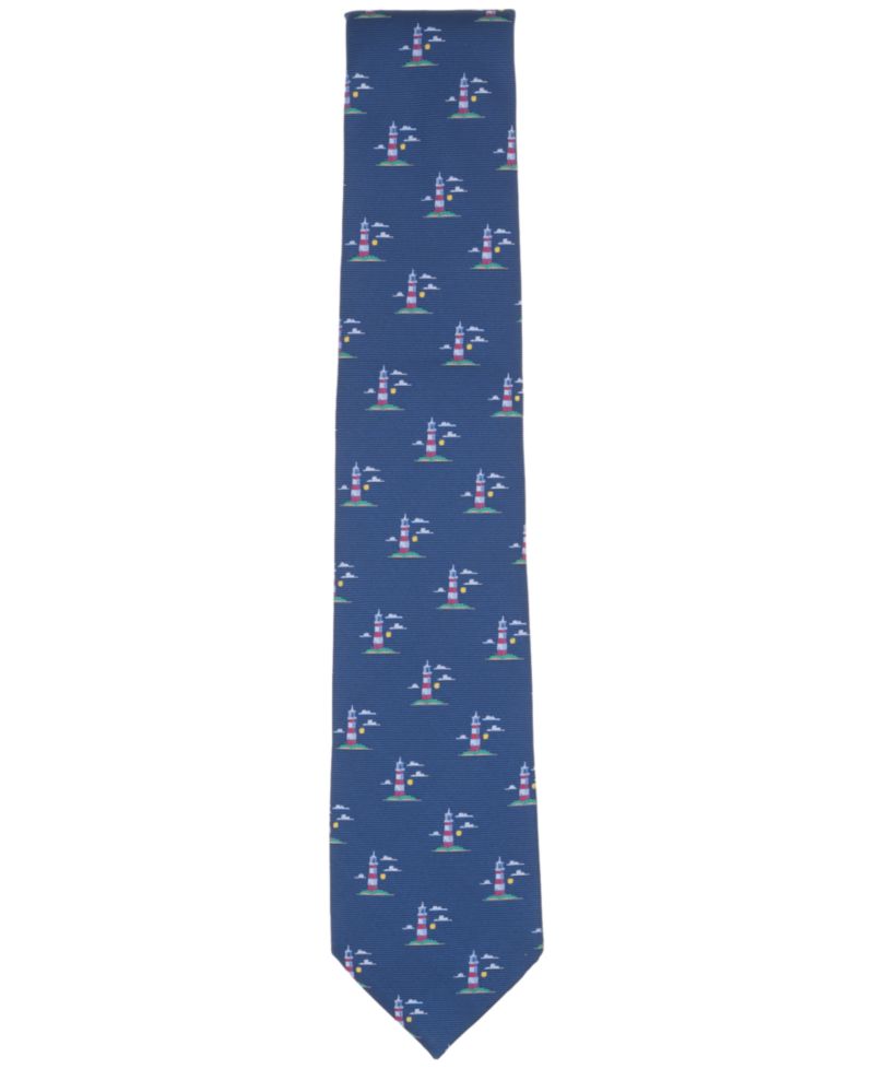 Men's Seaside Neat Pattern Tie