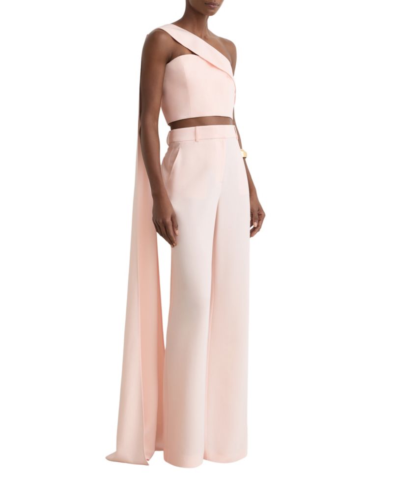 Women's One-Shoulder Scarf Bustier Top