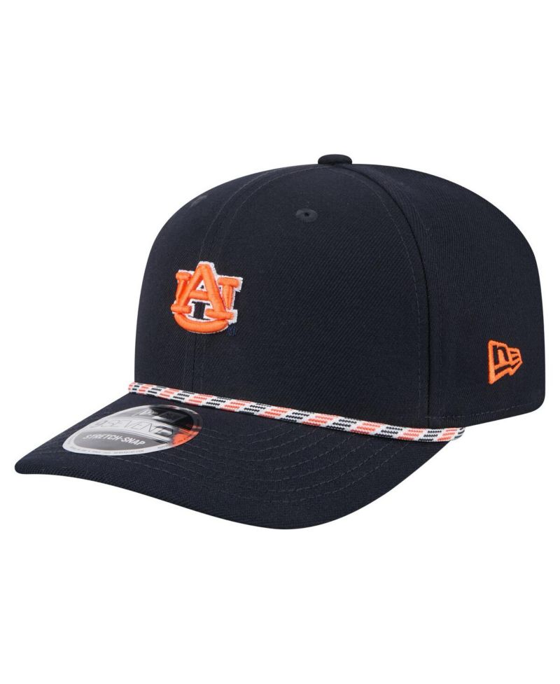 Men's Navy Auburn Tigers Game Day Multi-Rope 9SEVENTY Stretch-Snap Hat