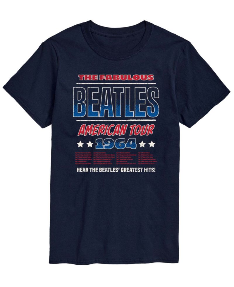 Men's The Beatles American Tour 64 Short-Sleeve Graphic T-Shirt