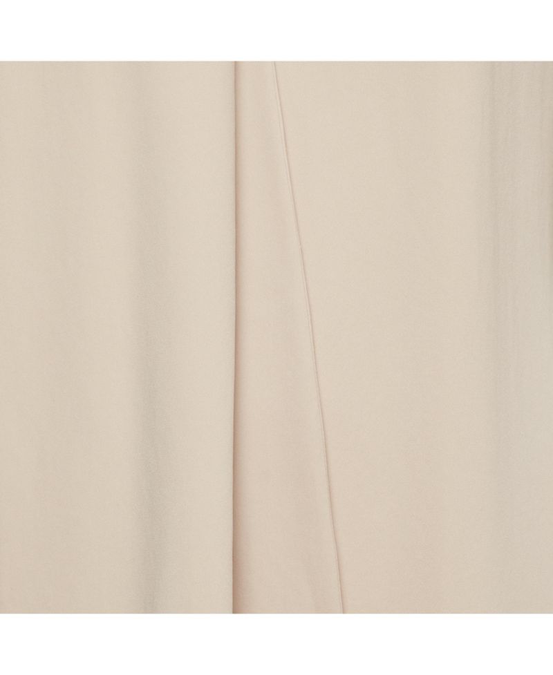 Women's Crepe Draped Midi Dress