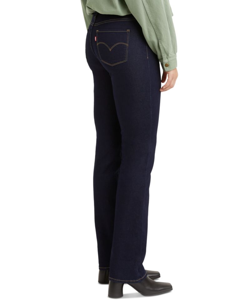 Trendy Plus Size 314 Mid-Rise Shaping Straight-Leg Jeans