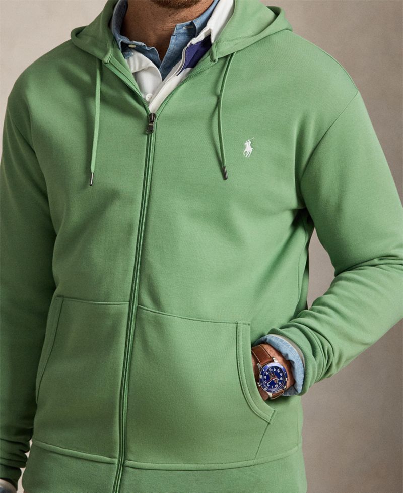 Men's Big & Tall Double-Knit Full-Zip Hoodie
