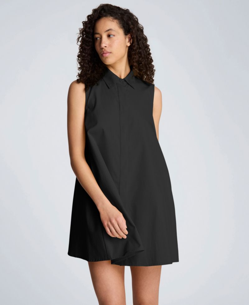 Women's Sleeveless Trapeze Mini Dress