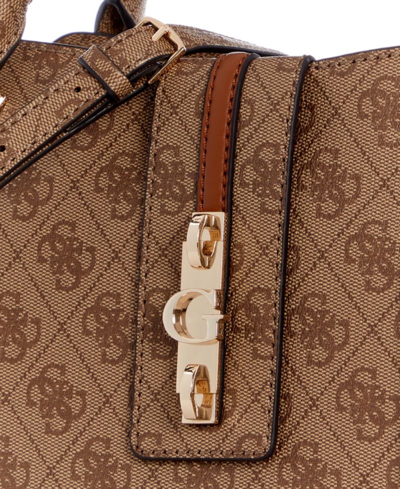 Yvonne Logo Girlfriend Medium Satchel Handbag