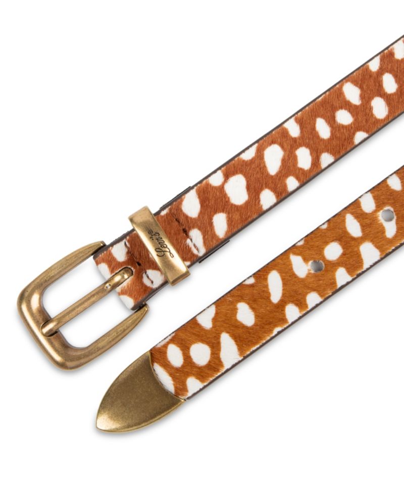 Skinny Western Metal Tip End Belt