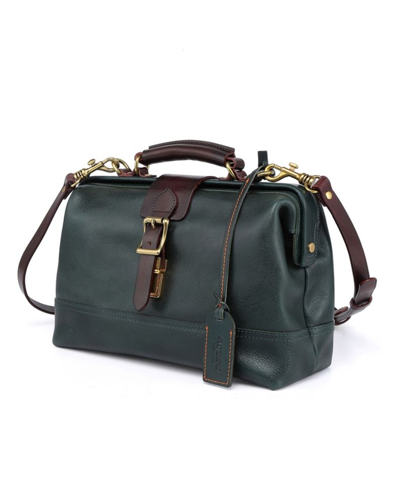 Doctor Small Leather Crossbody Satchel Bag