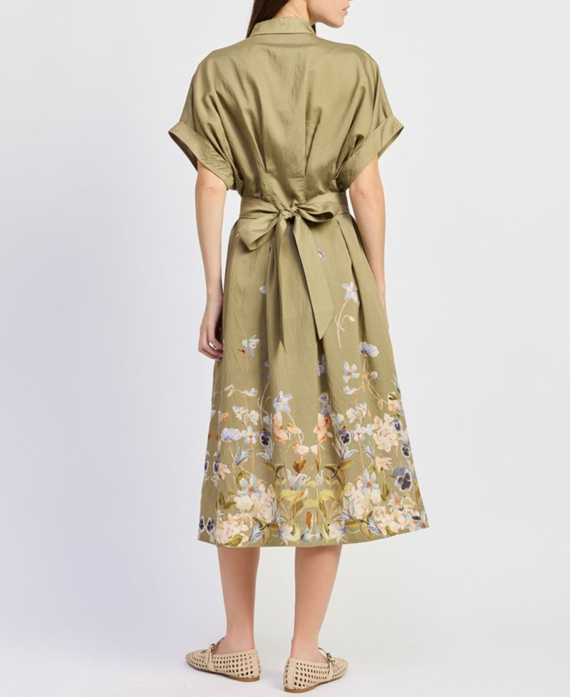 Women's Yvette Short-Sleeve Midi Dress