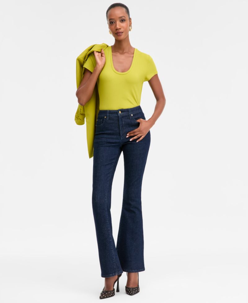 Women's High-Rise Flare-Leg Jeans