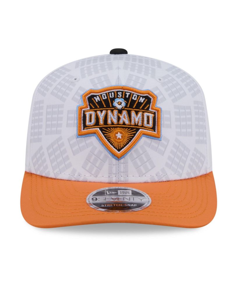 Men's White/Orange Houston Dynamo FC 2026 Third Jersey Hook 9SEVENTY Adjustable Hat
