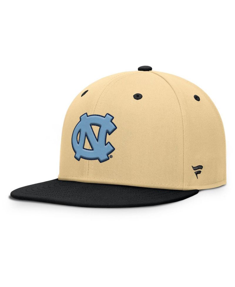 Men's Gold/Black North Carolina Tar Heels Balance Fitted Hat